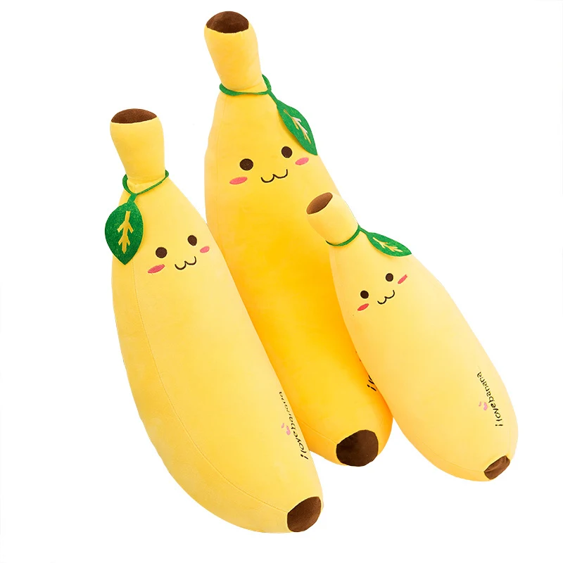 Giocattolo di peluche di banana