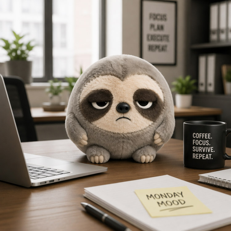 Peluche Bradipo Misantropico