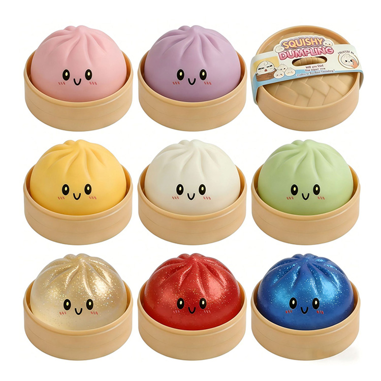 Giocattolo squishy con gnocchi misteriosi